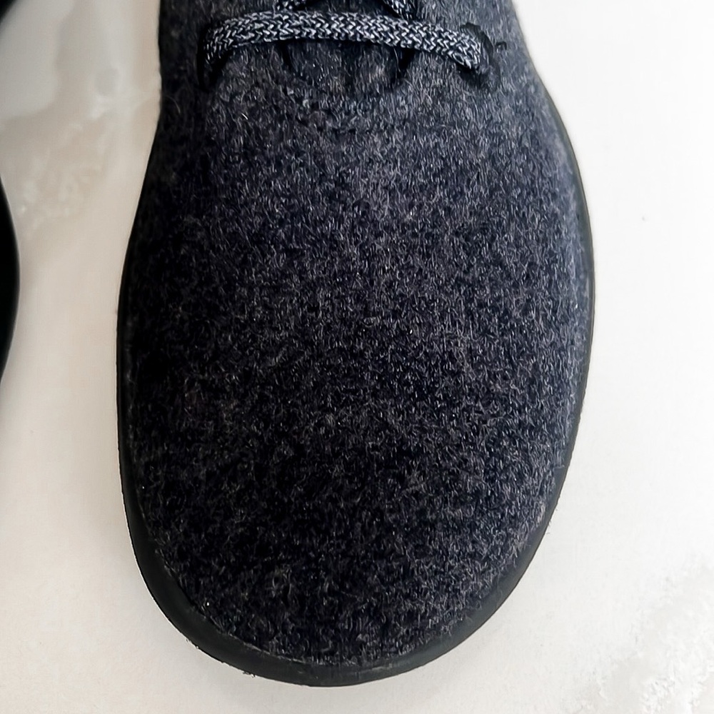 Allbirds Wool Runner Charcoal Gray With Black Sole Sneaker Womens Sz 10 0319 NV1 - Picture 7 of 14